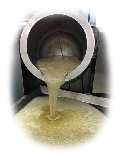 有平糖の製造過程